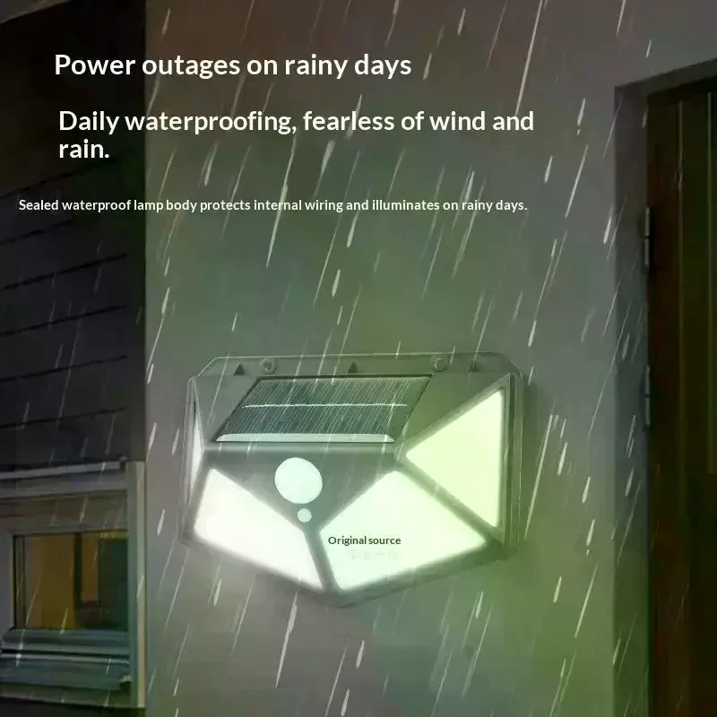 Solar Lamp Multifunctional Outdoor Garden Decoration Solar LED Light Waterproof Sunlight Powered Spotlight With Motion Sensor