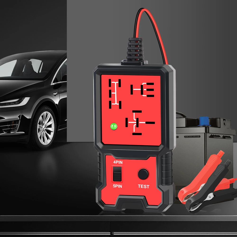 Voltage Tester Car Battery Checker Car Relay Tester Universal 12V LED Indicator Light