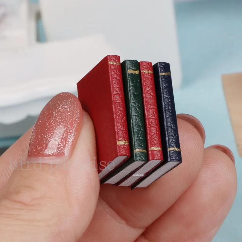 Miniature Items Mini Boek Livre Pocket Note Books Model Toys for Barbie Bjd Ob11 1/12 Doll House Furniture  Accessorie Kids Gift