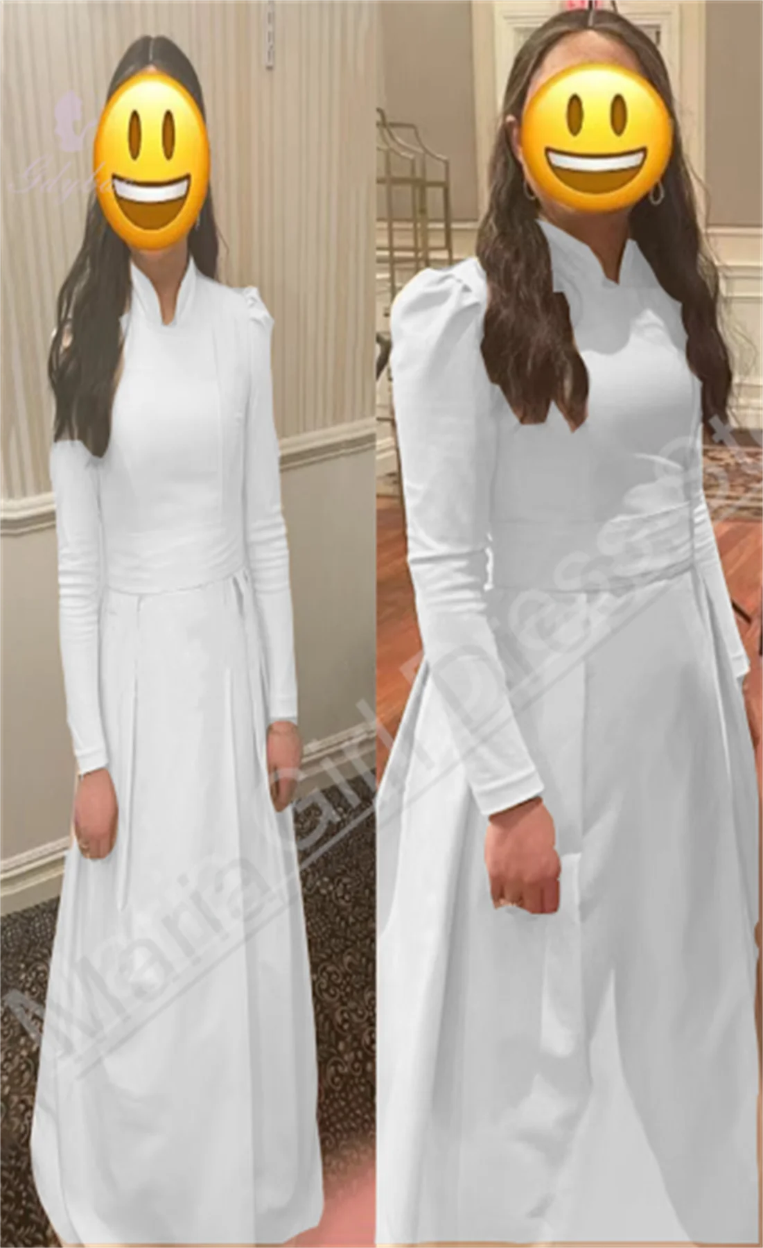 

Elegant Party Girl Dresses Long Sleeves Suitable For Sacrament Formal Occasions Weddings Birthday Dresses Customizations