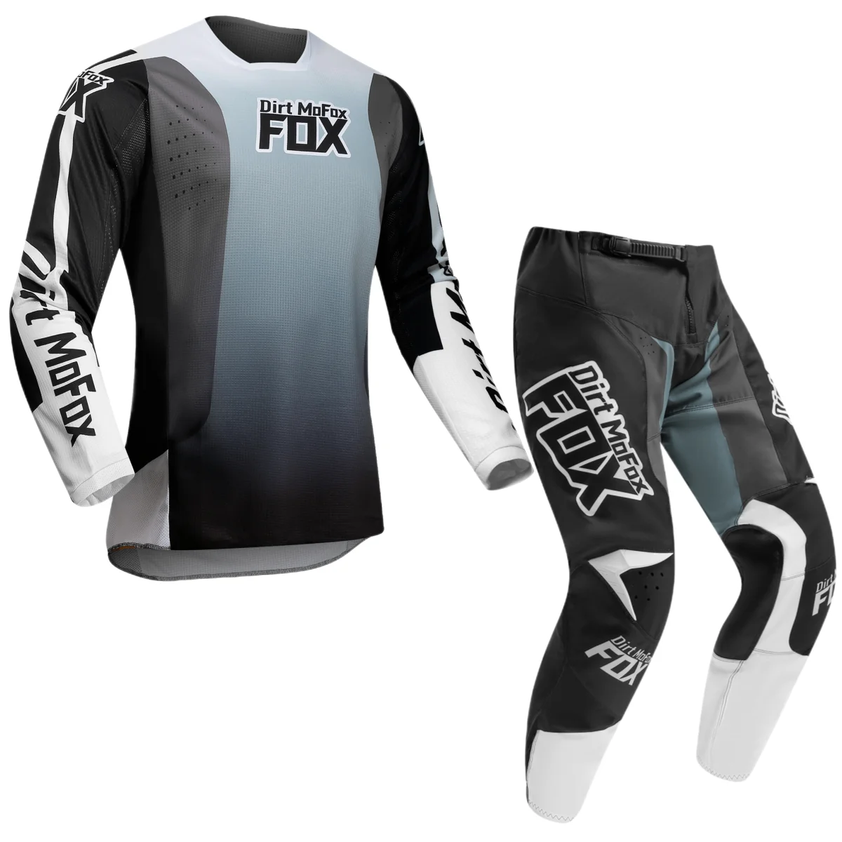 

Dirt MoFox Jersey and Pants MX Combo Motocross Gear Set Bike Suit Off-road Racing MTB ATV UTV DH Outfit