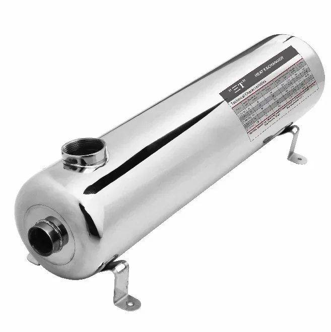 2022 hot sell Tube Heat Exchanger Water Heat Exchanger For Swimming Pool