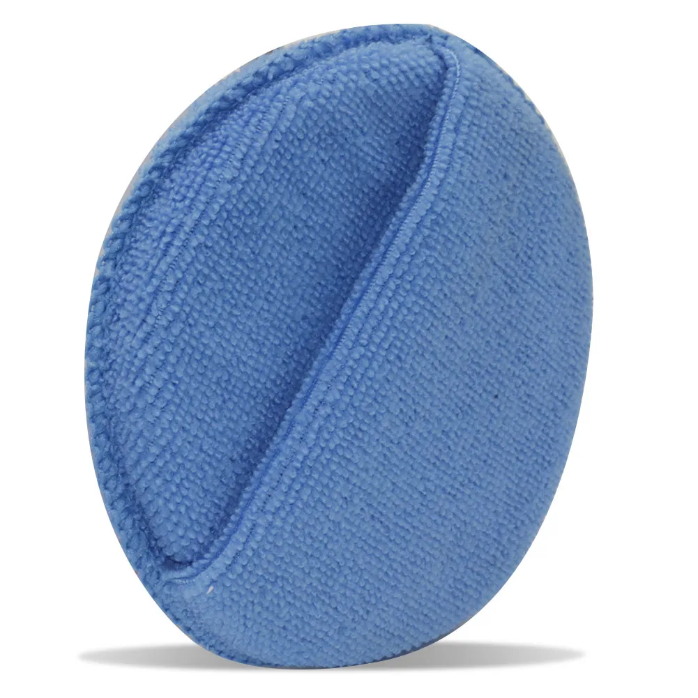 1 Pcs 13cm Car Wax Sponge Car Cleaning Vehicle Accessories Foam Applicator Dust Remove Auto Care Polishing Pad Detailing