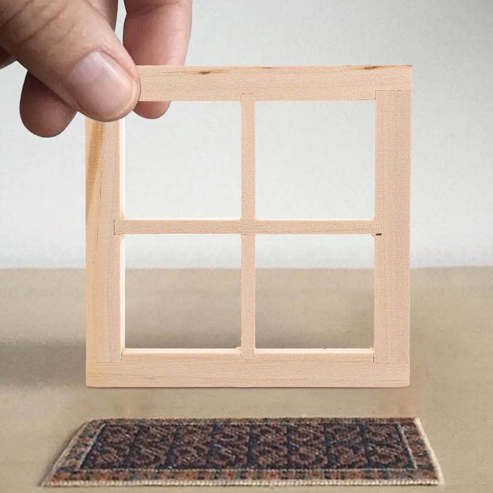 Dollhouse Doors and Windows Mini Furniture Toy Play Dolls Toys Ornaments for Kids Model Child