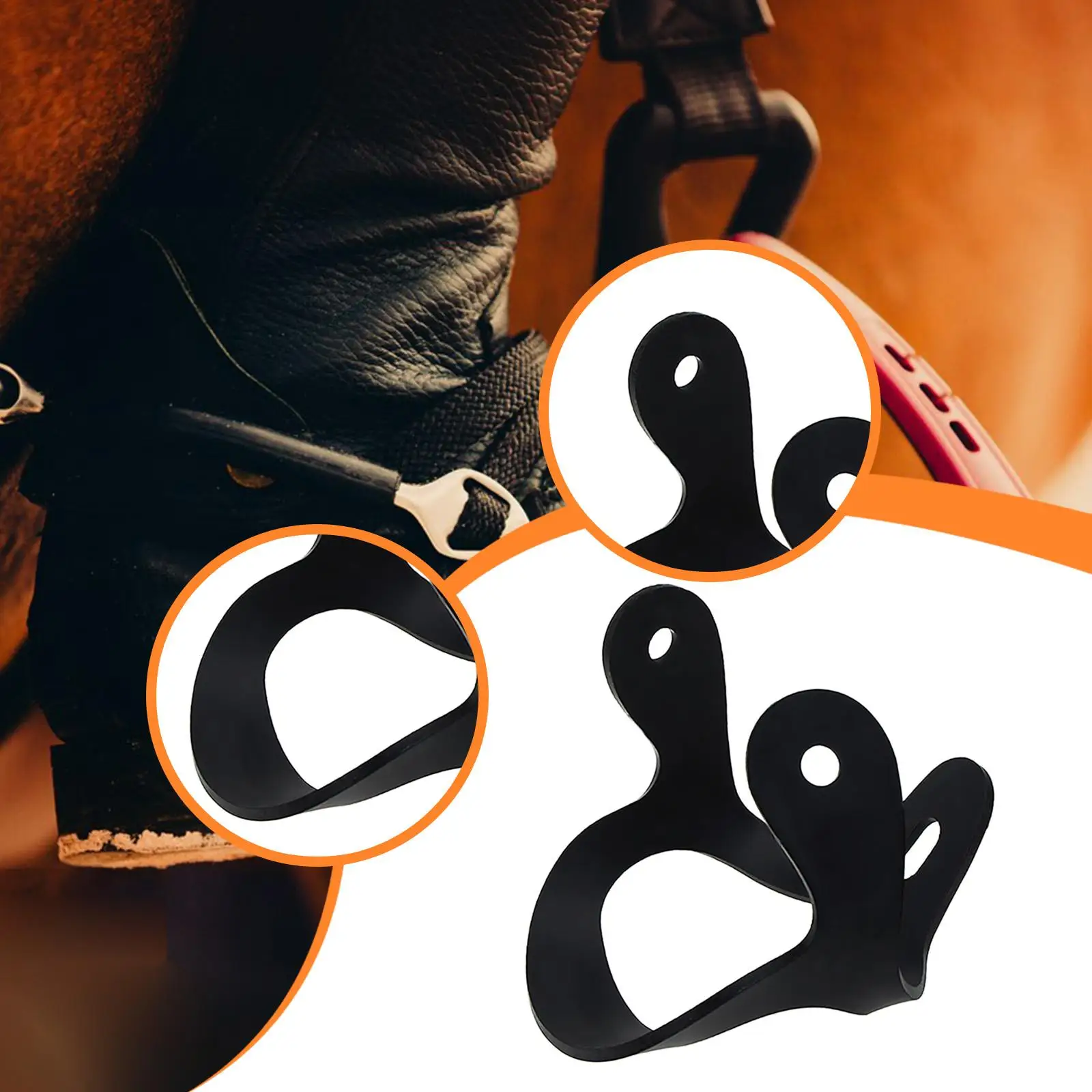 أشرطة كعب مطاطية فاخرة قابلة للتعديل لملحقات تدريب الحصان