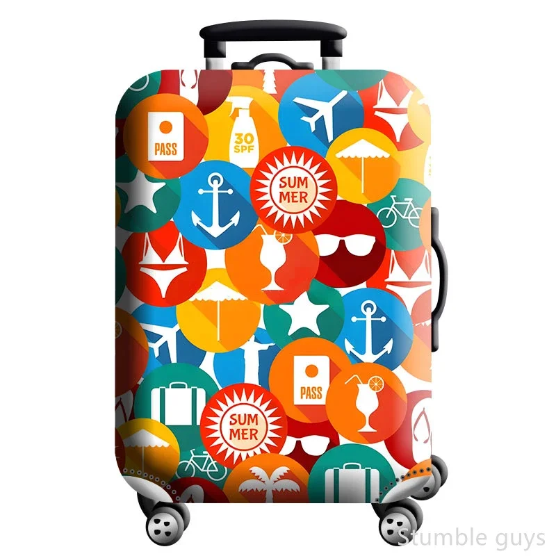 

Прочный эластичный защитный чехол для багажа, пылезащитный чехол для чемодана, надежный аксессуар для путешествий