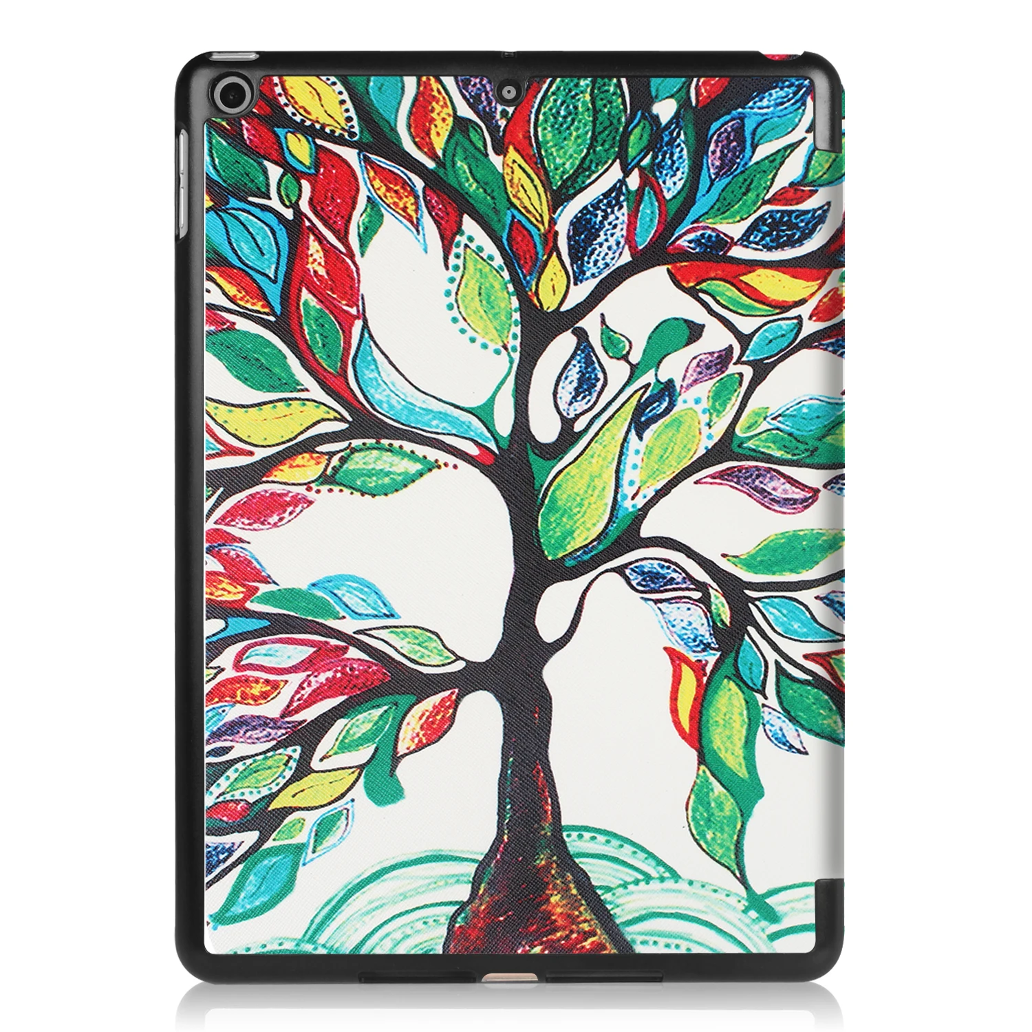 Fundas For New iPad 9.7 (2017) 5th Gen A1822 A1823 (2018) 6th A1893 A1954 Tablet Case Tri-fold Leather Kids Protector Cover