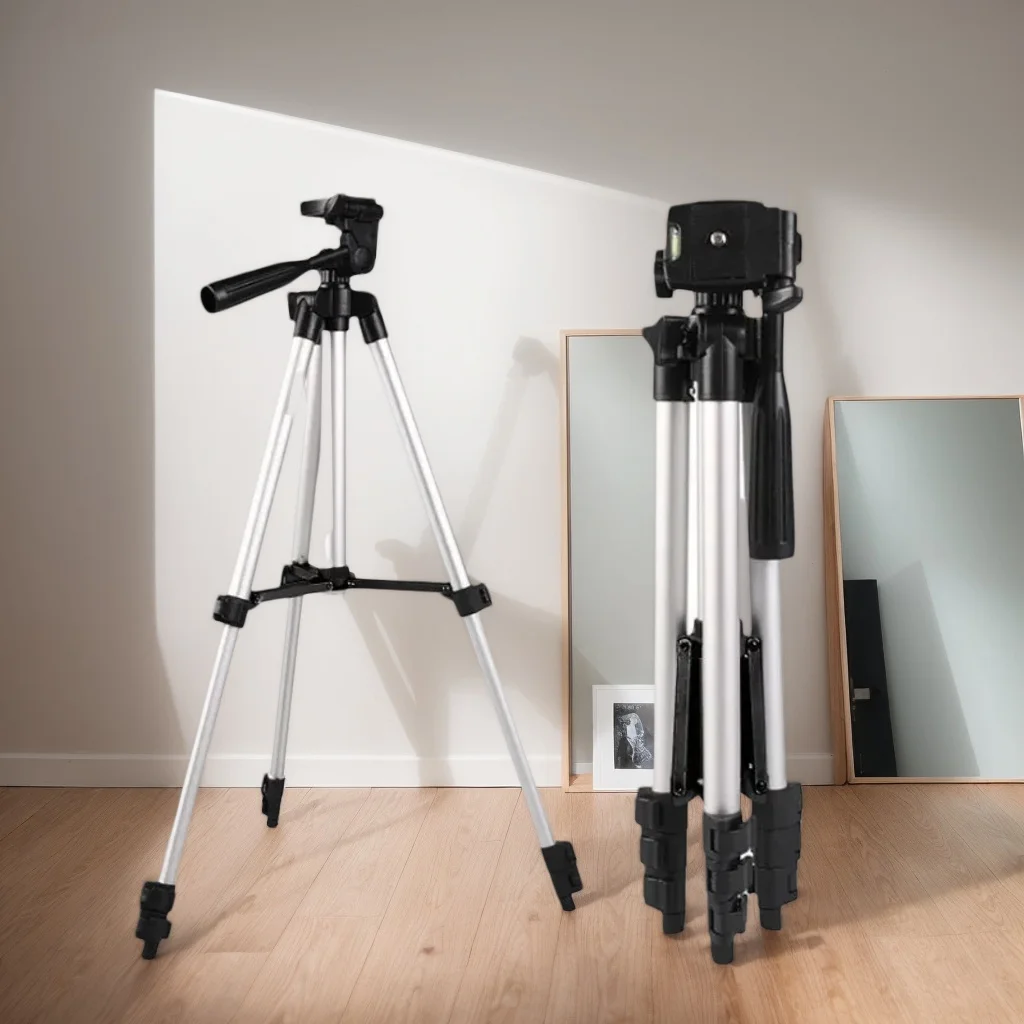 Tragbares Teleskopstativ – Gimbal-Telefonhalter aus Aluminiumlegierung