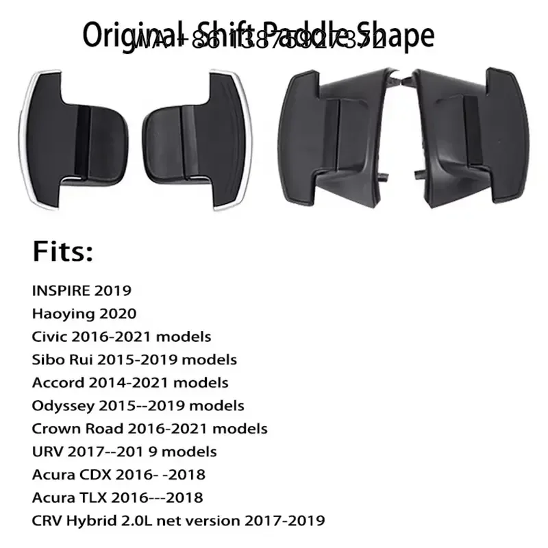 Wmwmnu Carbon Fiber Paddle Shifter Extension for R Fit GK5 CRV Acura CDX RDX