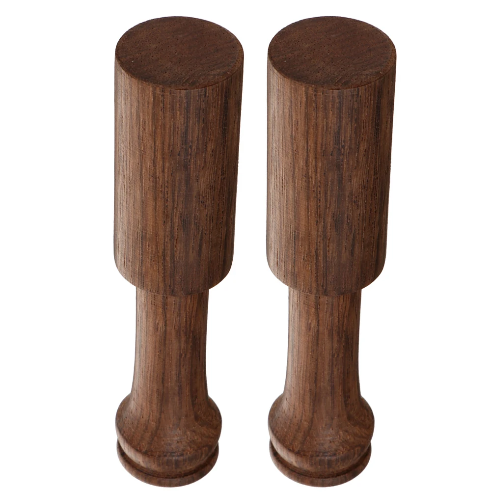 

2 Pcs Singing Bowl Grinding Rod Chanting Bowls Mallet Wood Sound Stick Handle Sticks Striker Therapy