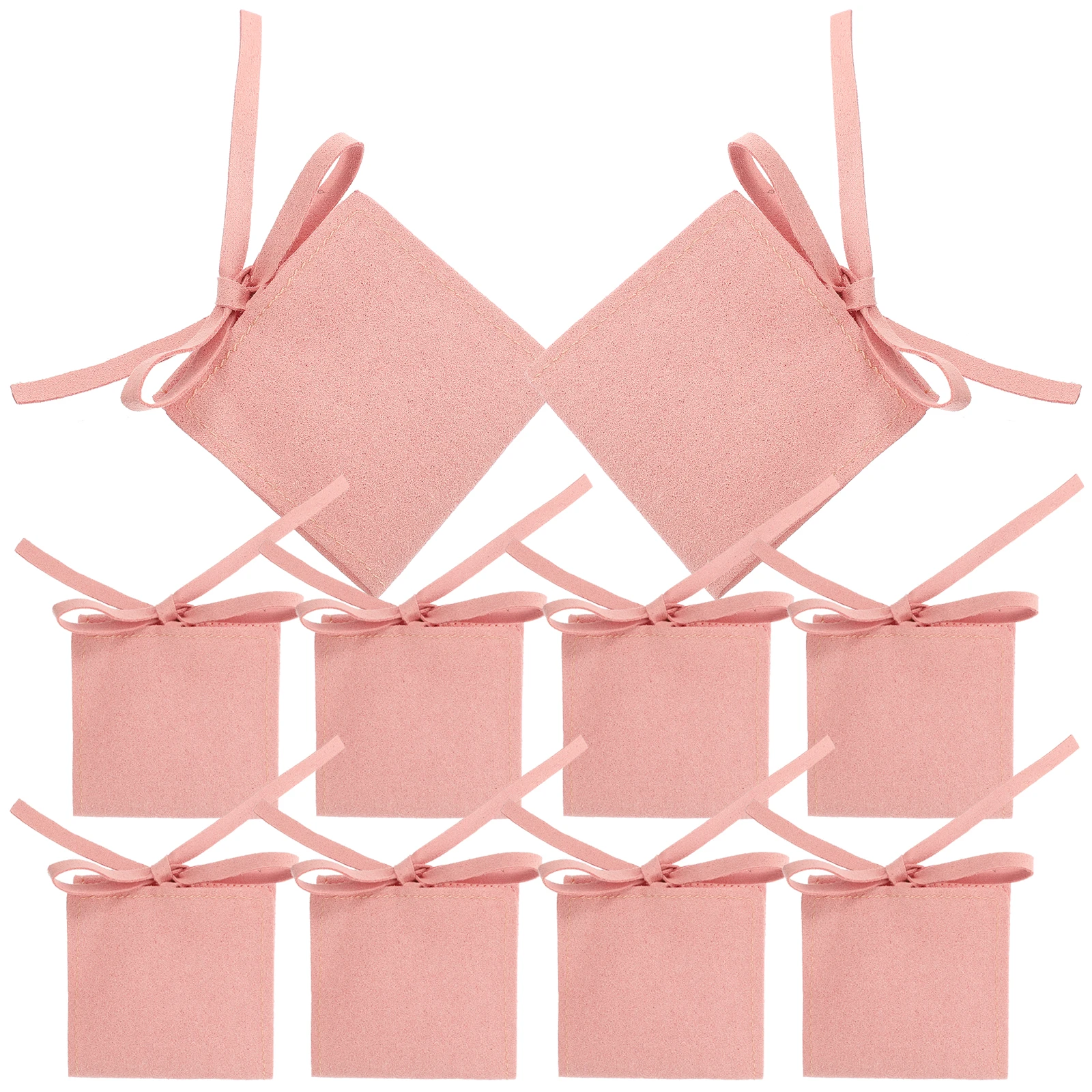 

10 Pcs Gift Bag Velvet Small Pouch Pouches for Jewelry Accessories Jewellery Bracelet Bags Mini Bulk