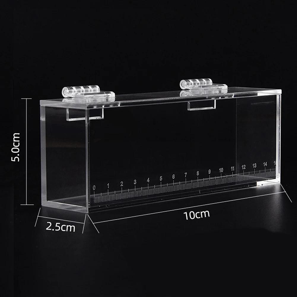 Fish Viewing Box Acrylic Material Isolation Box Betta Fish Aquarium Breeder Fish Tank Hatching Incubator Fish House Home Clear