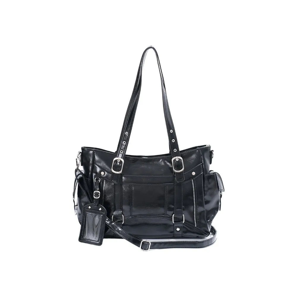 

High Quality PU Leather Large-Capacity Tote Bag Simple Versatile Single-Shoulder Bag Casual Handbag Women