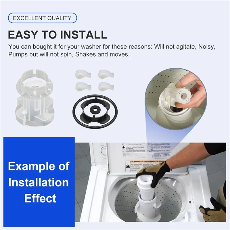 A97G 2 مجموعات 285811 طقم تصليح المحرض كاميرا متوسطة، أجزاء غسالة الكلاب المحرض تحل محل 2744، 285746، 285811VP، 347410، 3351001