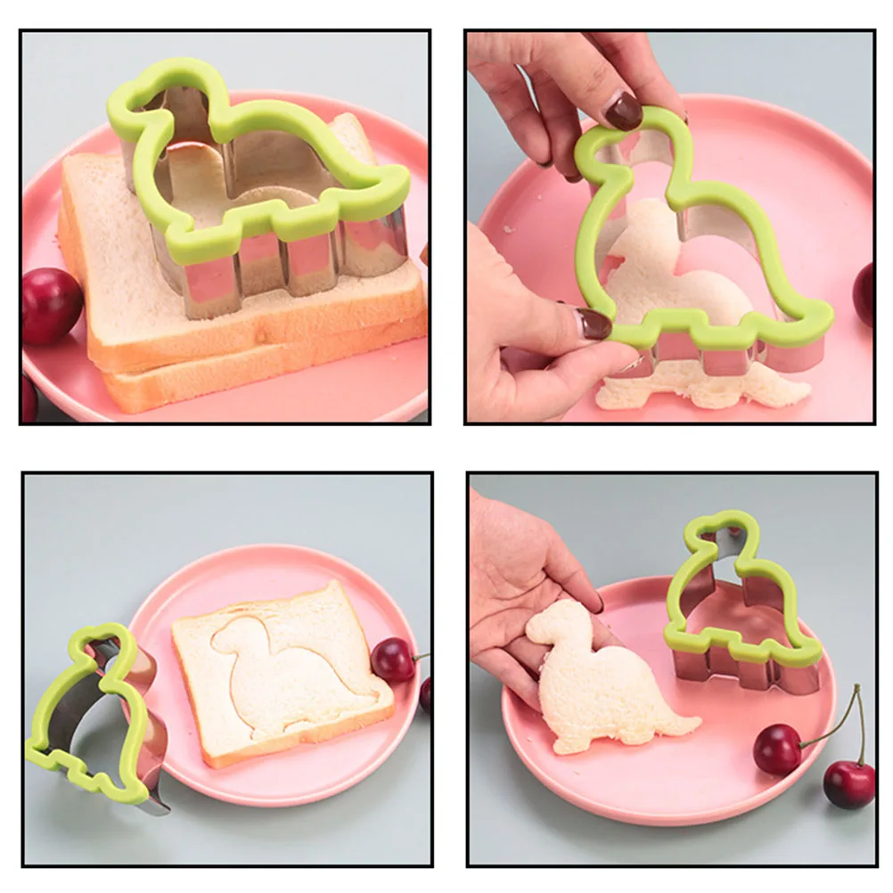 

4pcs Sandwich Cutters Bread Molds Kids Toast Cutter Diy Cutting Mold Nonstick Cookie Cutter Heat Resistant Cooking Supply