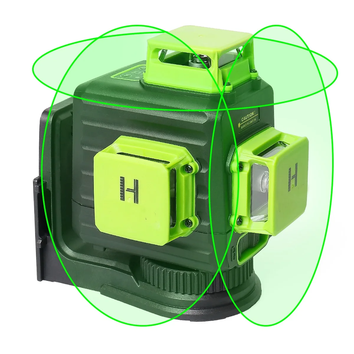 

B03CG 3x360 Self Leveling Laser Level 3D Green Strong Light Cross 12 Lines With IP54 Seismic Performance