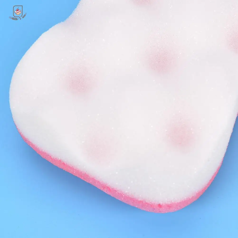 1Pc 14x8x6cm Bath Sponge Massage Multi Shower Exfoliating Body Cleaning Scrubber Cleaning