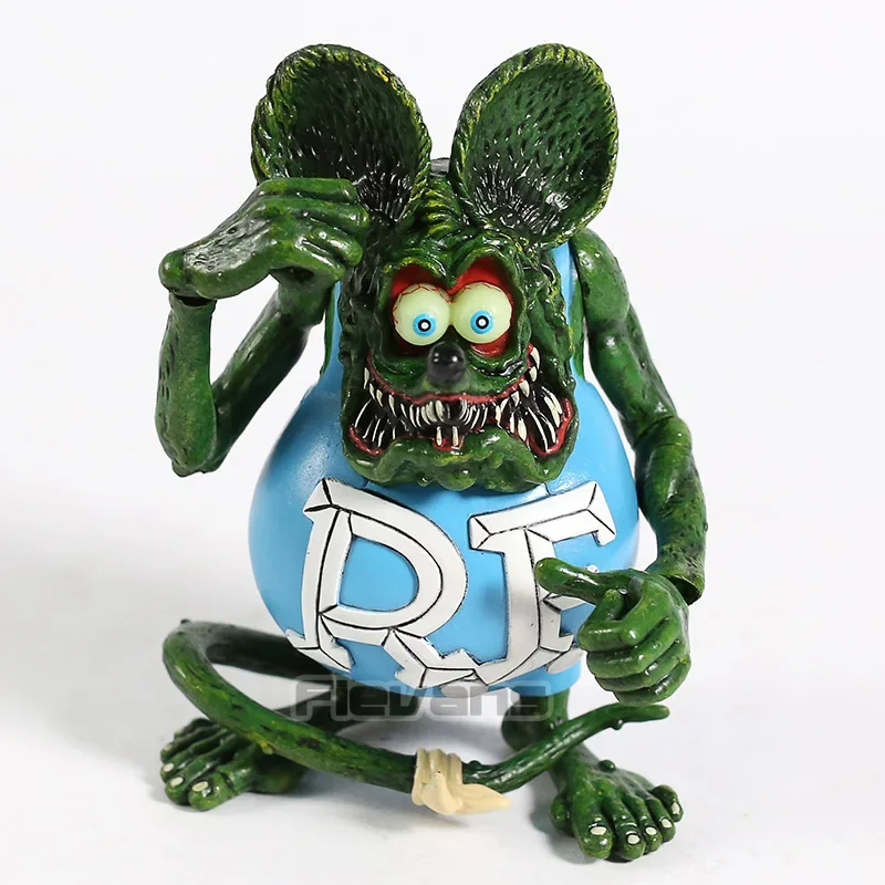 Rat Fink Joint Movable PVC Action Figure Collectible Model Toy Brinquedos Figurals