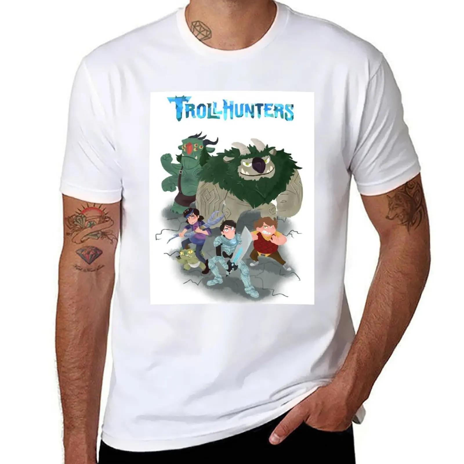 

TrollHunters T-Shirt man t shirts high quality luxury brand g man t shirts for men T-Shirt