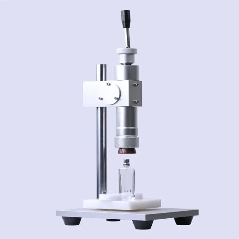 Manual Perfume Capper, 13-15mm Handle Press Capping Machine, Height Adjustable Bottle Crimping Machine For Perfume/Essential Oil