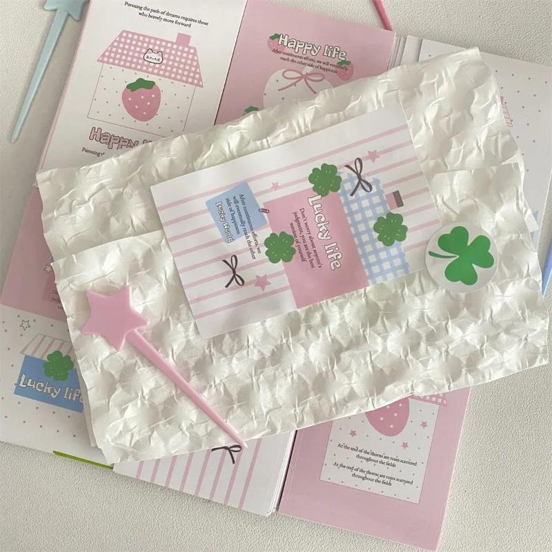 30 قطعة/المجموعة لطيف البرسيم الفراولة لامعة ملصقات ختم تسميات لتغليف الهدايا الطرود الجمالية ديكو الأختام لبطاقات الصور