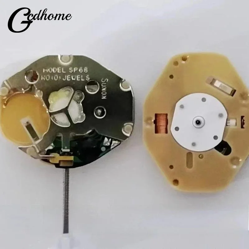 SP68 Watch Movement Continuous Sweep Second 3-Hand No-Date Quartz Movement Watch Parts