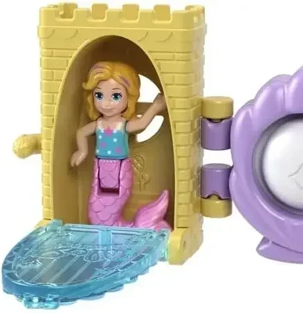 الأصلي Mattel بولي جيب الدمى سوار المحيط العالم مع اكسسوارات الديكور لعب للبنات جمع الاطفال هدية عيد