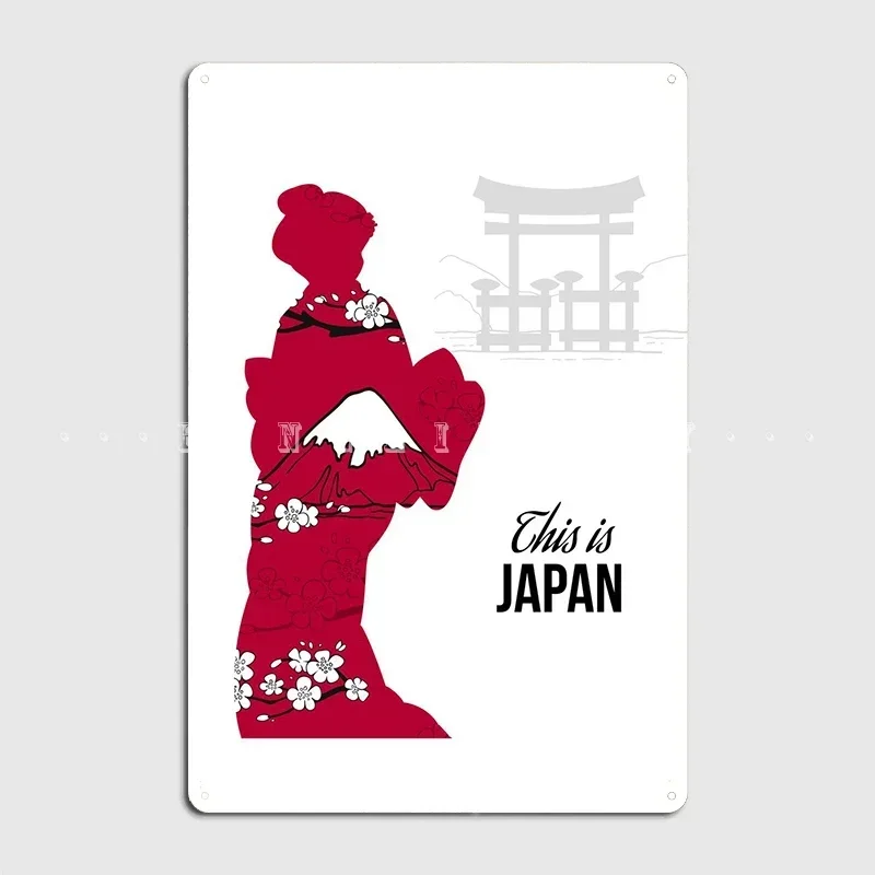 Japan Dream Metallplakette Poster für Zuhause, Club, Party, Anpassbare Wandmalerei, Blechschilder, Poster