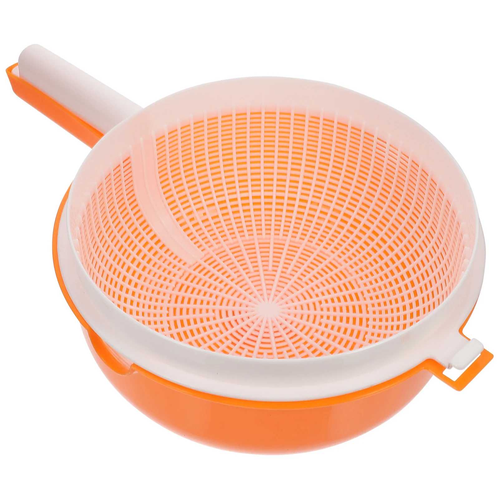 

Plastic Drain Layer Kitchen Colander Fruit Strainer Handle Vegetable Strainer Wash Vegetable Wash Basket Bowl Handle