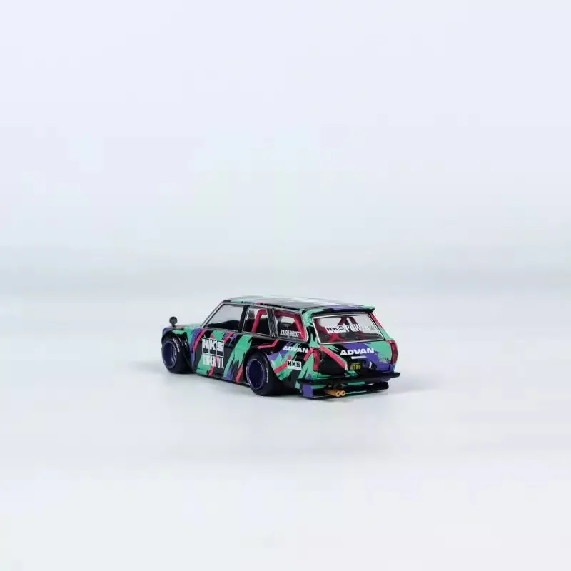 MINI GT 1/64 KAIDO Casa Chevrolet Silverado Modello di Auto Simulazione Statica Sala Display Auto Modello In Lega Collezione di Auto Ragazzo Regalo