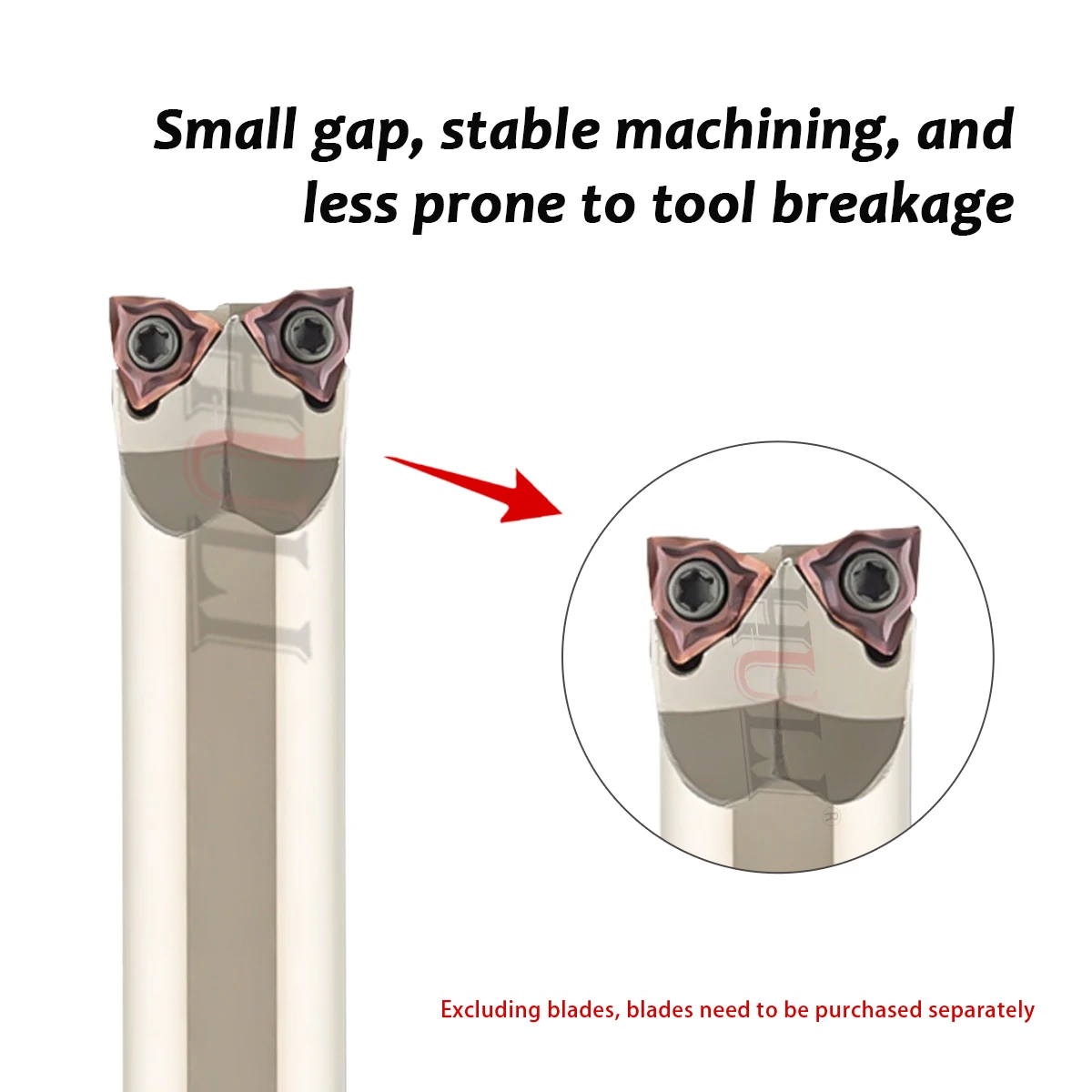 Spring steel double headed cutter bar S16Q-SCLCR06H R L S20R/S25R-SCLCR09/12 H R L Inner hole boring tool holder CNC tool holder