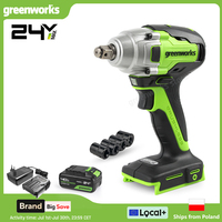 Greenworks 24V Impact Wrench Brushless Motor 400Nm Torque 1/2\