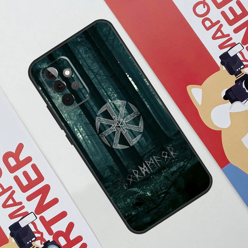 Forest Nordic Runes Cover For Samsung Galaxy A34 A24 A54 A14 A52 A42 A32 A22 A12 A51 A71 A53 A33 A23 A13 Case