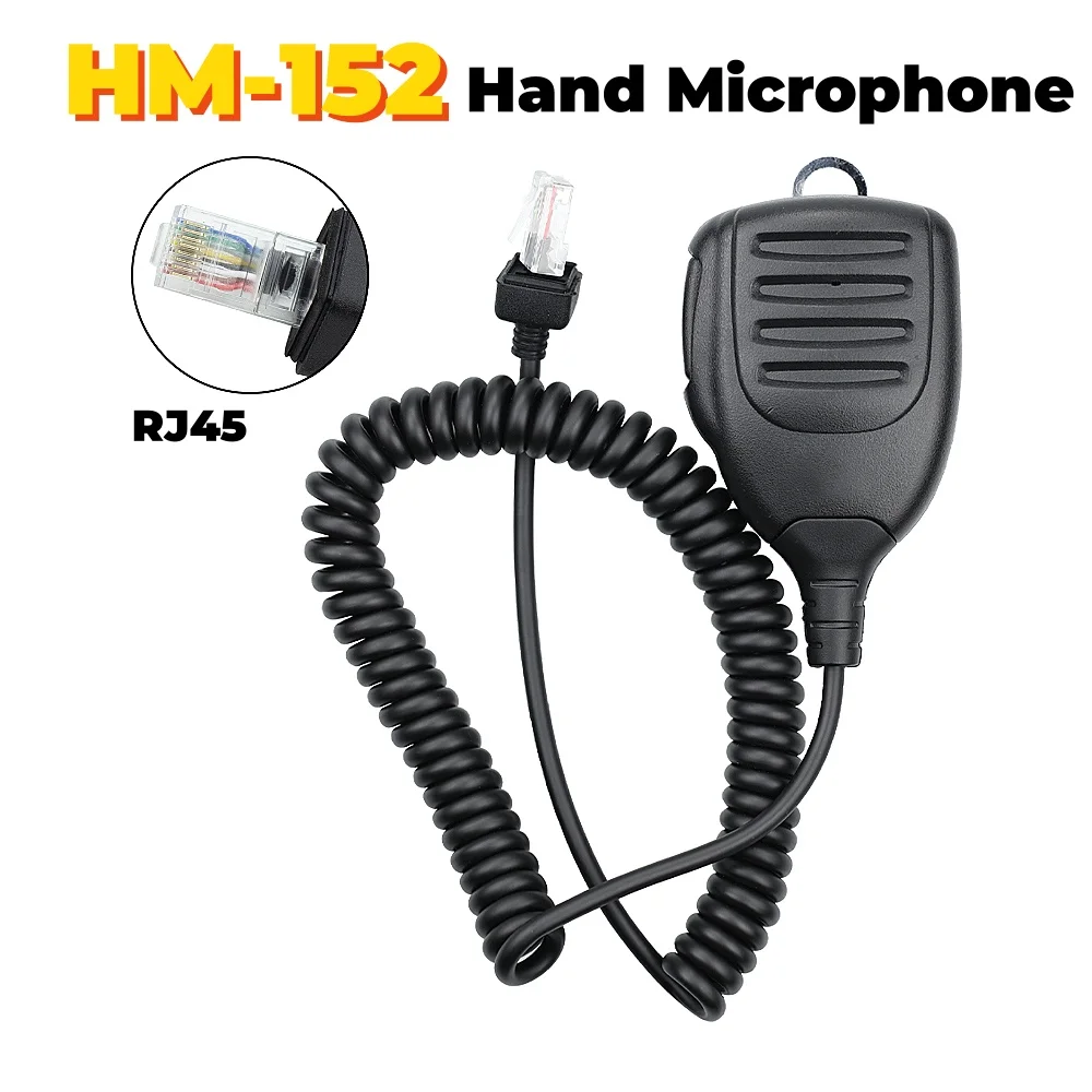 

HM-152 Hand Microphone for ICOM IC F121/S,IC F221/S IC F520 IC-F521 A110 F221 F5011 F6011 F6021 F6121 F6061 F2721 Mobile Radio