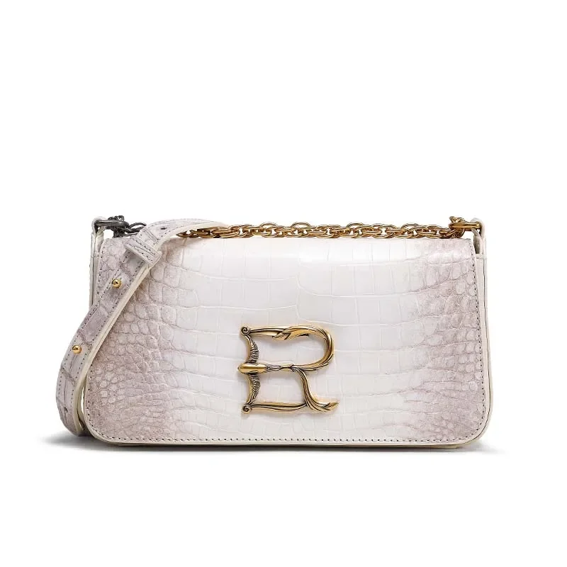 

ouluoer new arrival crocodile leather Female crocodile bag fashion Single shoulder bag leisure female flap