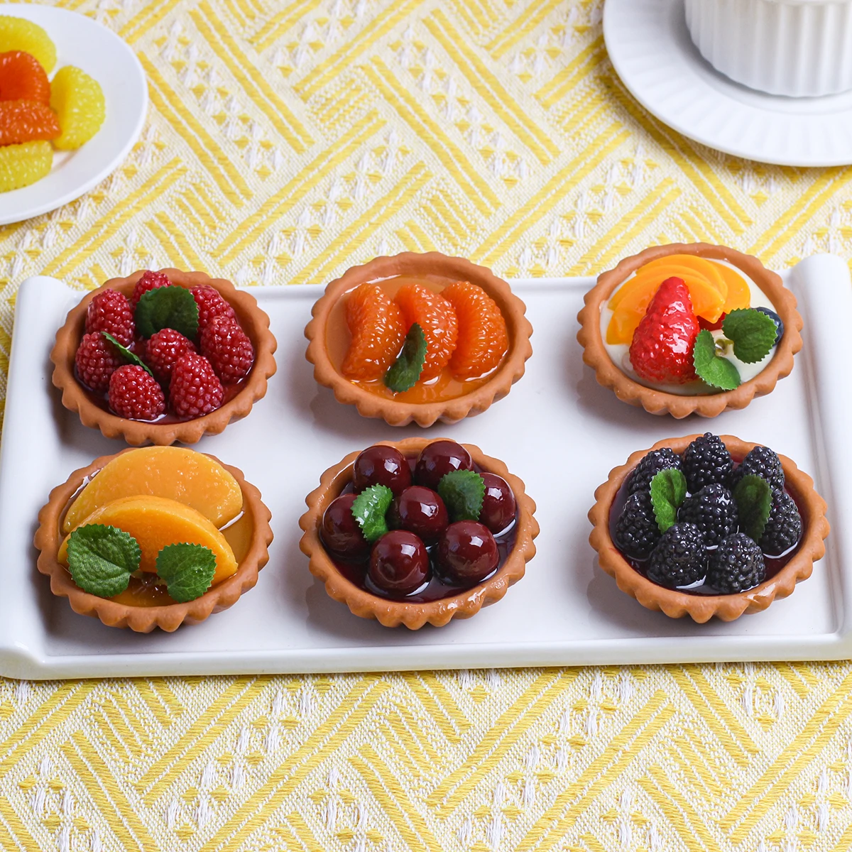 

1Pcs Simulation Of Food Egg Tart European Portuguese Tart Model Cake Bread Bakery Decoration Shooting Props.