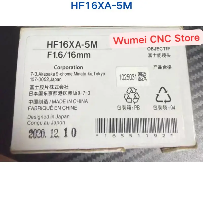Brand New Original Industrial Lens HF16XA-5M If You Need Other Specifications Please Consult