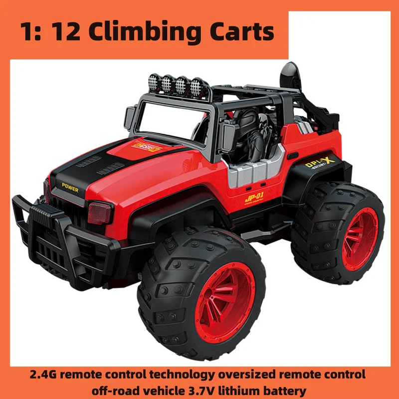 1：12 Rc Car 4wd 2.4g 4ch Remote Radio Control Cars Large Off-Road High Speed Vehicle Electric Toys For Boys Girls Kid Gifts