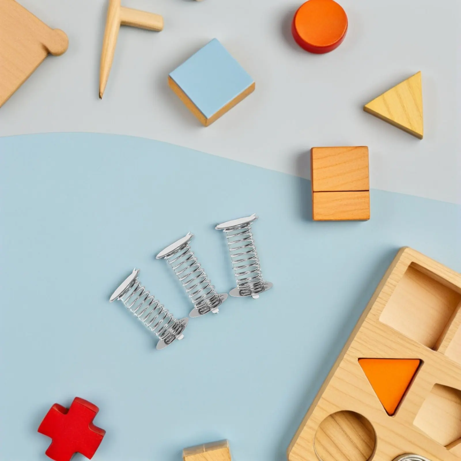 

15Pcs Metal Spring Base for Shaking Head Decor Compact Wobble Spring Mount for Car Dashboard Desk Decoration DIY Craft Bobble