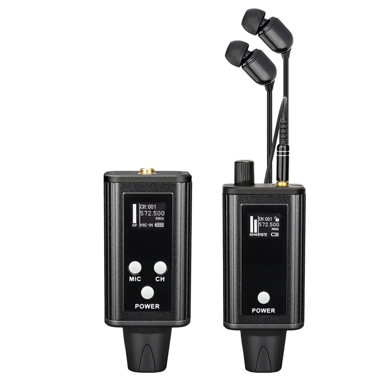 N01R-DS100 Wireless Digital Signal Transmission System UHF Monitoring Module Portable Rechargeable Battery Powered