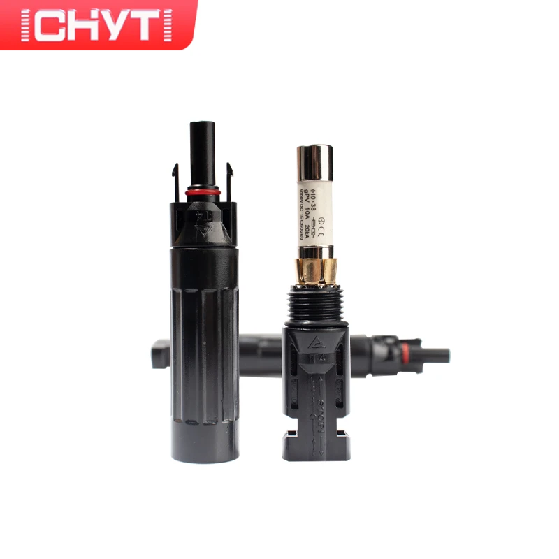 

CHYT MC4H IP67 Waterproof 1pair 1000V 5/10/15/20/30A 2.5~6mm2 Solar PV Wrench Male Female Solar Fuse Connector