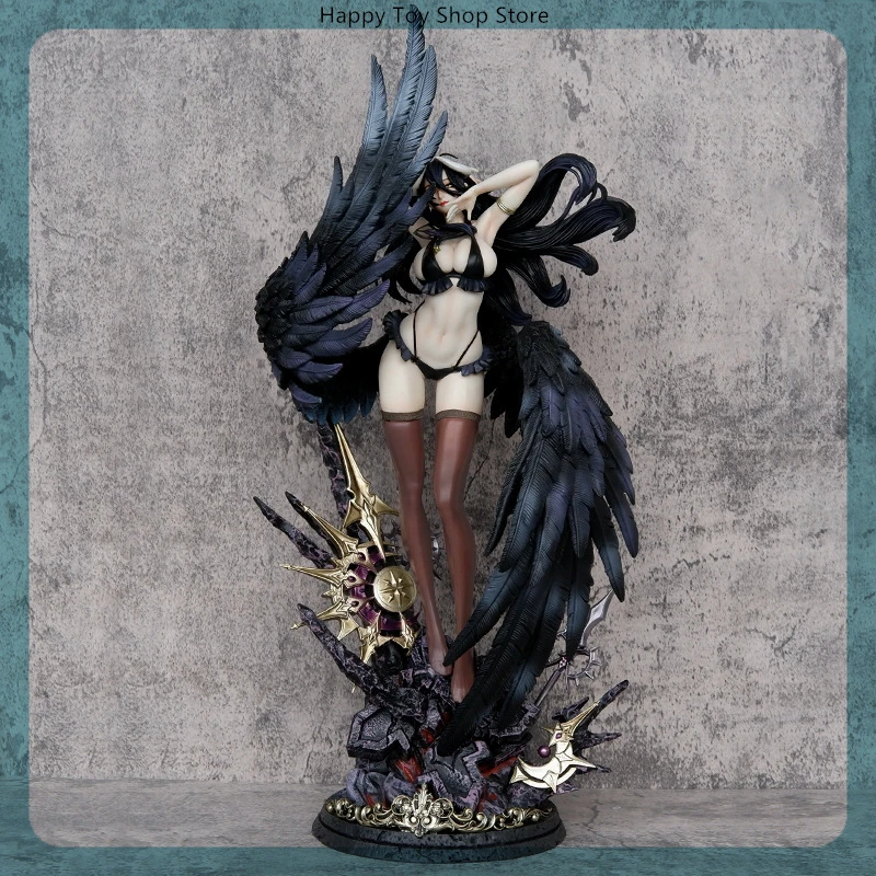 

56,5 см Overlord Albedo благоприятный день аниме фигурка девушки модель Gk статуя коллекция для мальчиков украшение для рабочего стола орнамент игрушки подарки