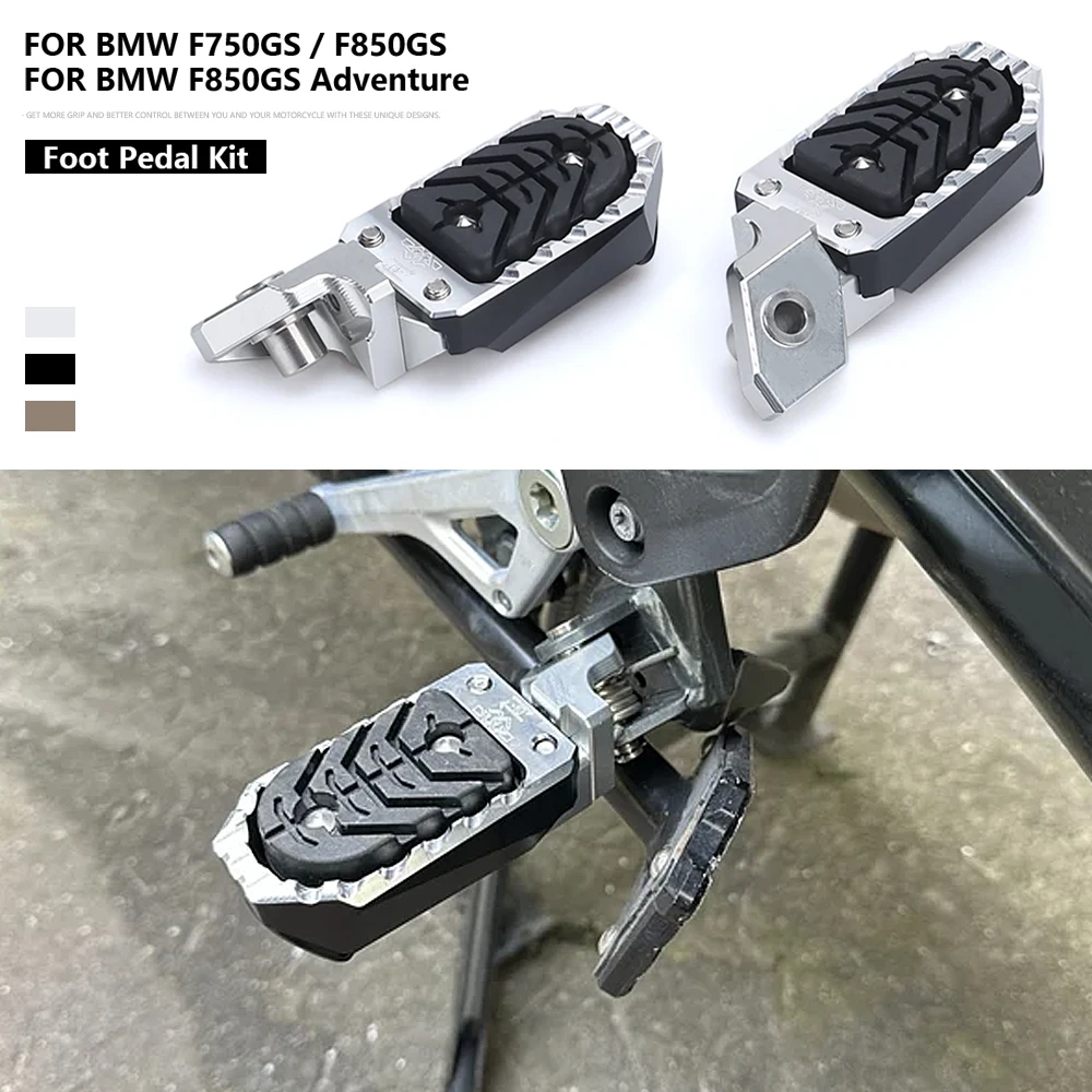 

For BMW F850GS ADVENTURE F 850 GS Adventure ADV F750GS F 750 GS 2018-2023 New Motorcycle Footrest Footpeg Foot Pegs Accessories