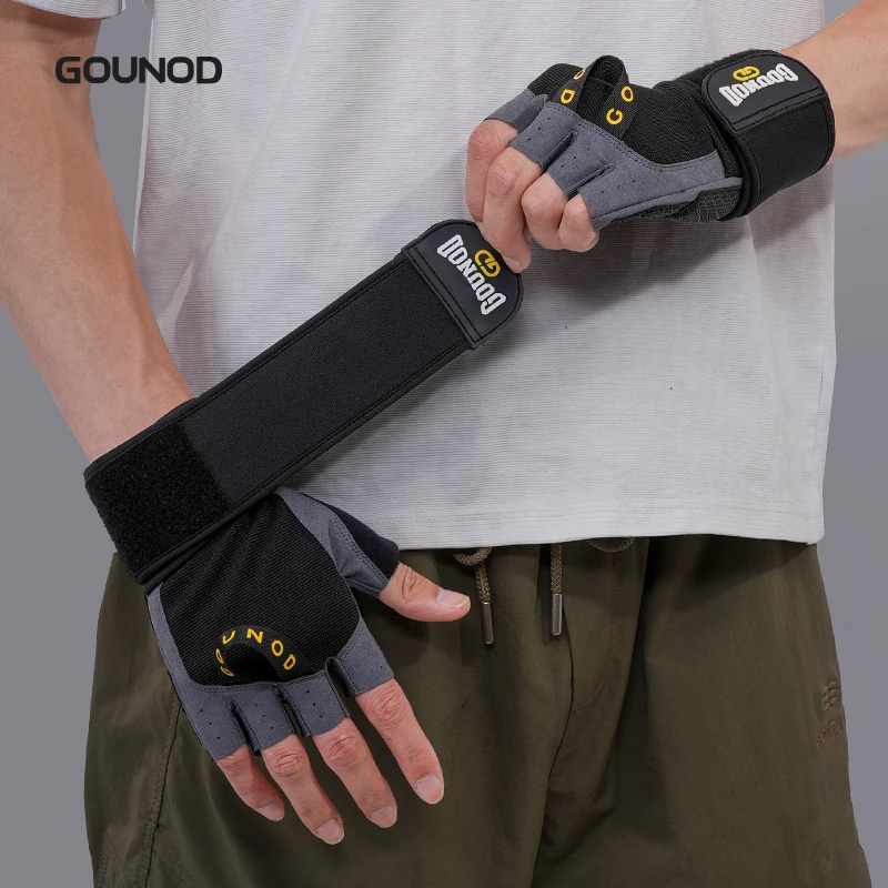 

Men Cycling Bicycle Gloves Half Finger Gym Gloves Women Mitten Breathable Anti-slip Glove Fitness Sport Training Gloves