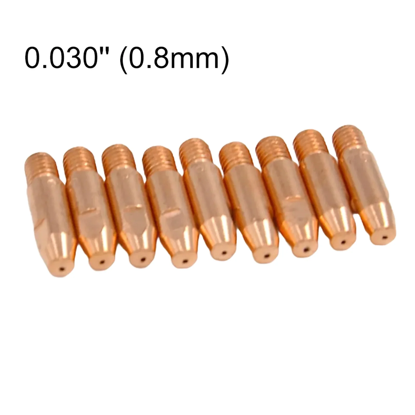 10pcs 24KD MAG Contact Tips 0.8mm 0.9mm 1.0mm For MB25 MB36 Euro Torches For  Welding Torch Welding Nozzles Diameter M6