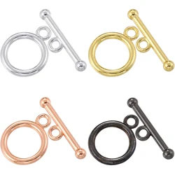 ZHUKOU 18K plated real gold OT clasp bracelet necklace diy accessories connecting universal accessories can be wholesale:VK235