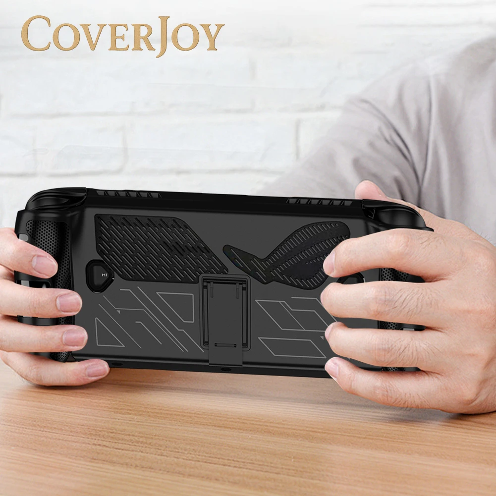 

CoverJoy Case with Stand for ROG Xbox Ally X & Xbox Ally TPU Clear Protective Cover Soft Shockproof Shell