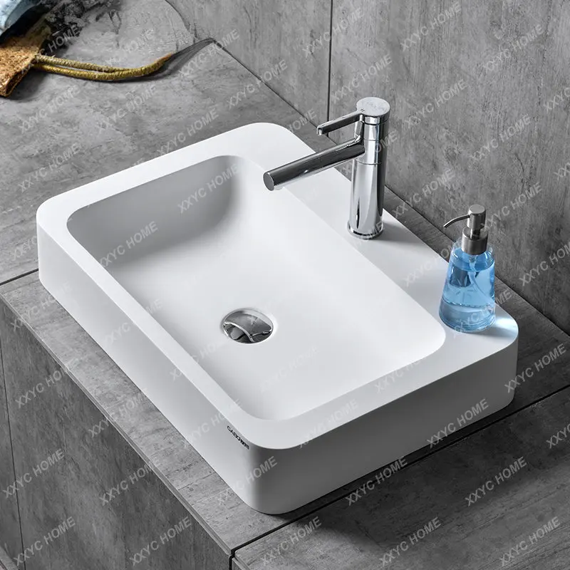 

Household Wash Basin Square Basin Bathroom Wash Basin