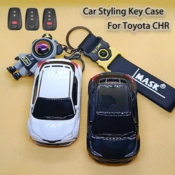 For Toyota CHR Car Styling Key Case for Corolla Prius Camry RAV4 Altis Land Cruiser Prado Cover Fob Holder Keychain Accessories