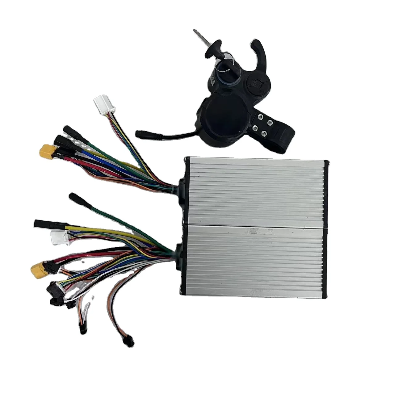 

LIVIAE Liya 72V 45A 50A ЖК-дисплей, дроссельная заслонка для электрического скутера, комплект регулятора скорости двигателя с замком ключа, одинарный/двойной двигатель